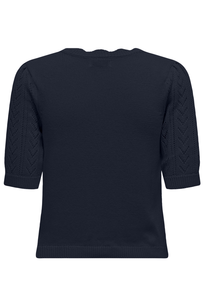JDYTIKKA 2/4 STRUCTURE PULLOVER KNT 15287445 TOTAL ECLIPSE